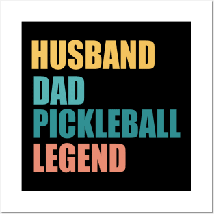 Husband Dad Pickleball Legend Posters and Art